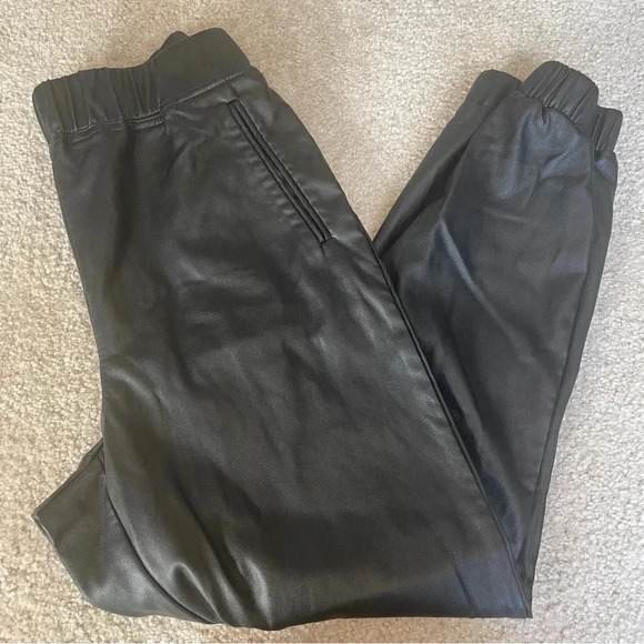INC Faux Leather Joggers - Picture 1 of 7